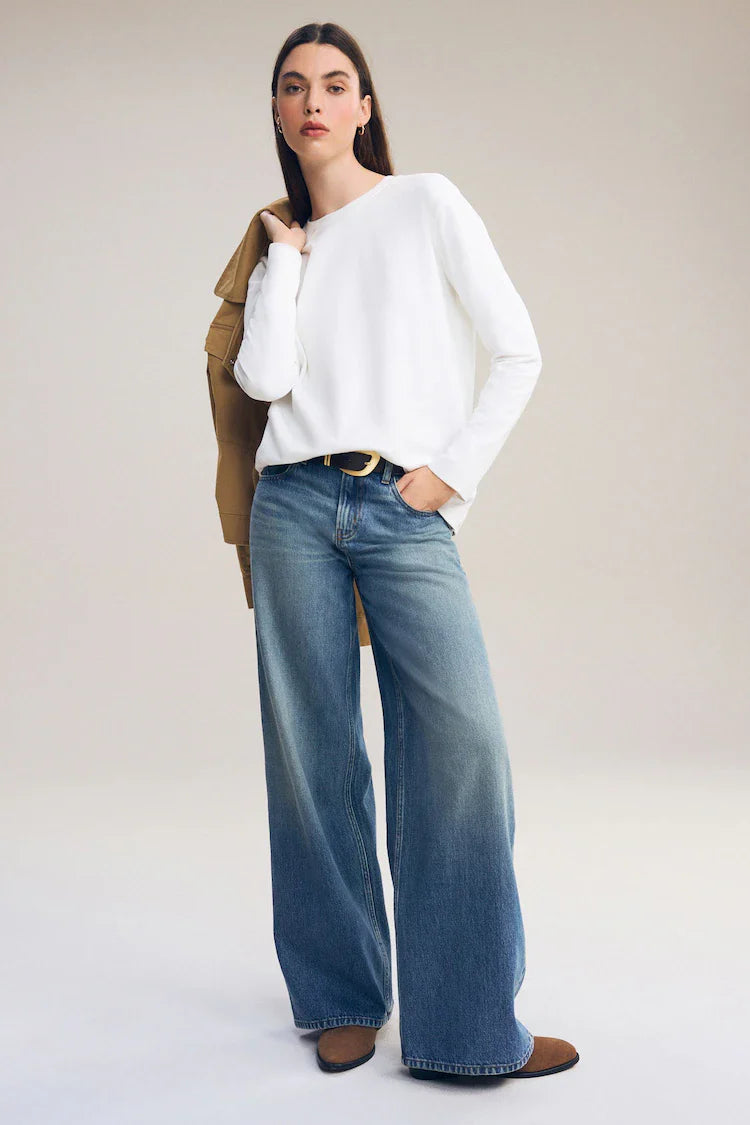White Heavyweight Long Sleeve T-Shirt